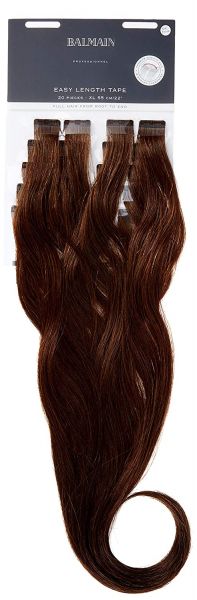 Balmain Tape Extensions Easy Lenght HH 55cm L5 Light Brown - Light Brown - Chocolat Brown 20 Stück