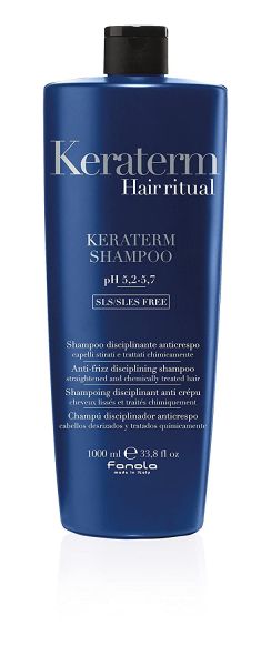 Fanola Keraterm Hair Ritual Shampoo 1000 ml bändigendes Anti-Frizz Shampoo