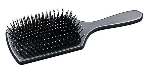 Keller Paddle Brush, Bürste silber mit schwarzen Noppen 11 reihig 5259679