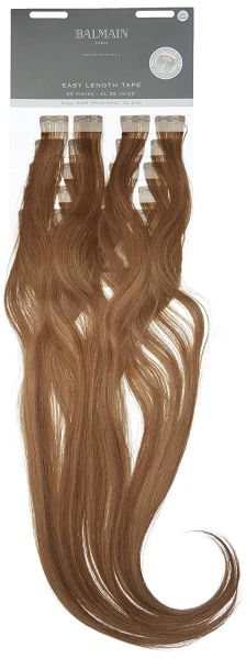 Balmain Tape Extensions Easy Length HH 55cm 8A.9A Ombre Light Ash Blonde 20Stück NEU