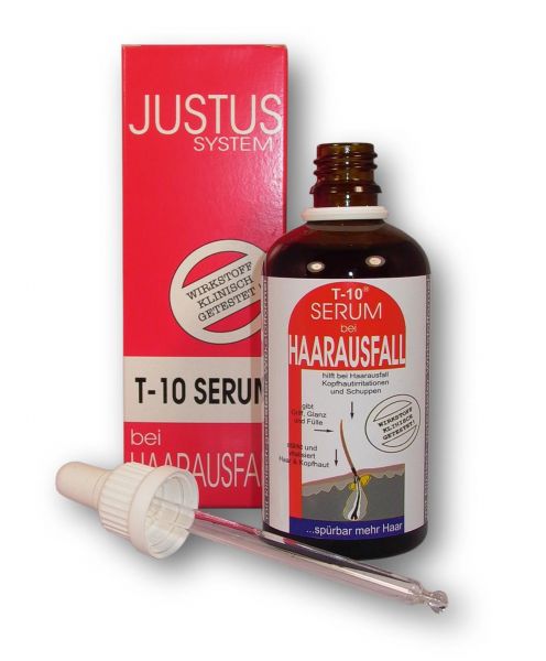 Justus T-10 Serum 100 ml - stoppt Haarausfall