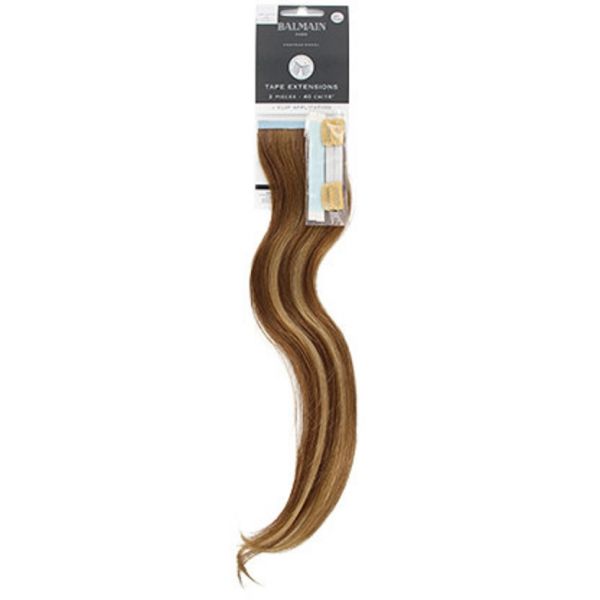 Balmain Tape + Clip Extensions HH 40cm 9.8G Very Light Gold Blonde 2 Stück