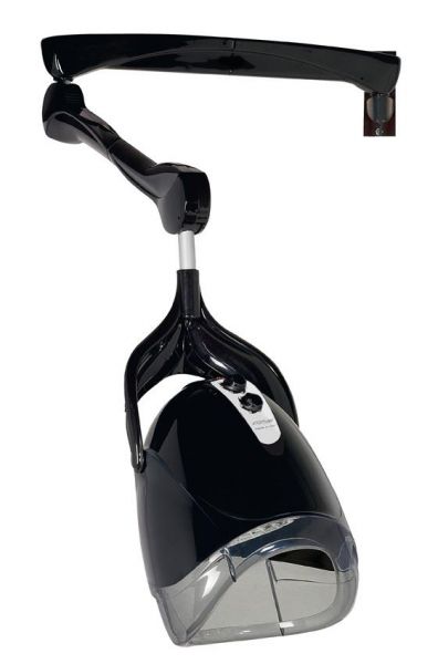 Ceriotti Trockenhaube EGG schwarz mit Wandarm