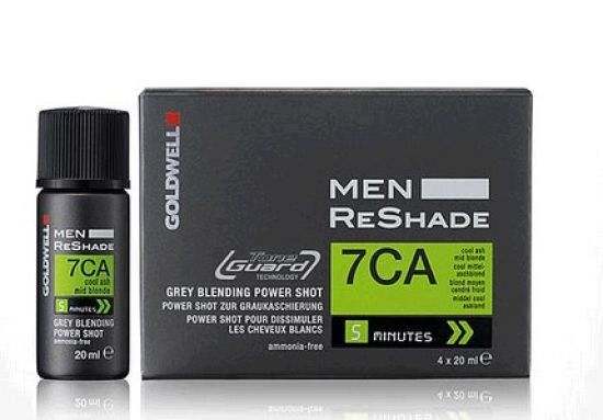 Goldwell Color Men Reshade Shot 7CA - 4x20ml Grauhaarabdeckung