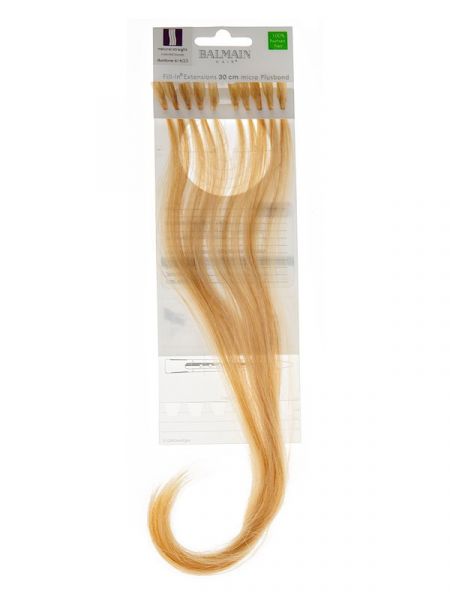 Balmain Fill-In Extensions Natural Straight Duotone 614/23 Natural Blond/Extra Light Gold Blond