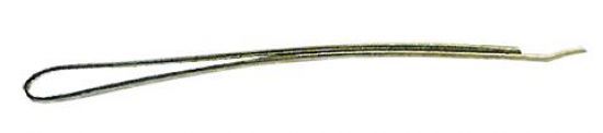 Haarklemmen gold 12er, 50 mm glatt