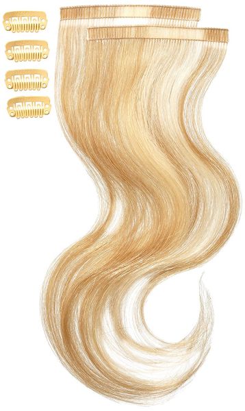 Balmain Tape + Clip Extensions HH 25cm Champagner Nachfolger wäre 10G Natural Light Blonde