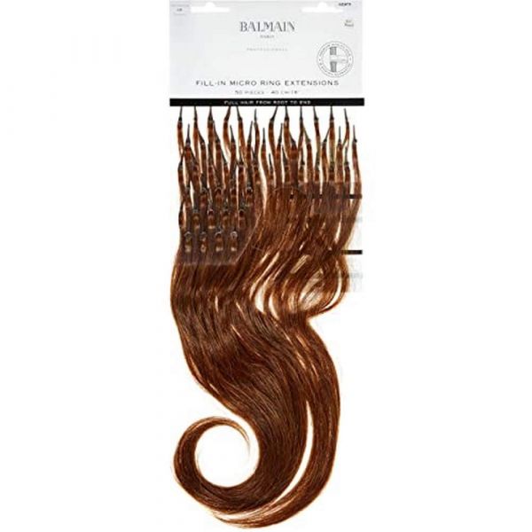 Balmain Fill in Micro Ring Extensions HH Farbe L6 Dunkles Naturblond