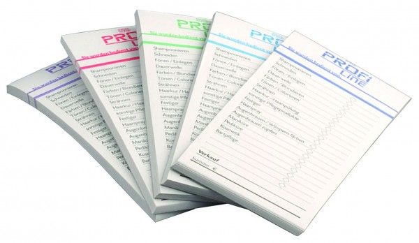 Bedienungsblöcke Swiss o Par Paket mit 60 Blöcken á 50 Blatt