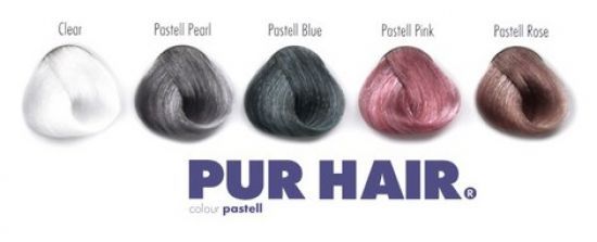 PUR HAIR Farbkarte PASTELL