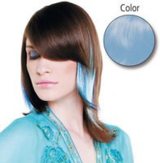 Balmain Fill in Extensions Fantasy Hair 45cm - sky blue10 Stück