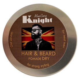 KNIGHT Men Care Old London Hair &amp; Beard POMADE dry 100ml