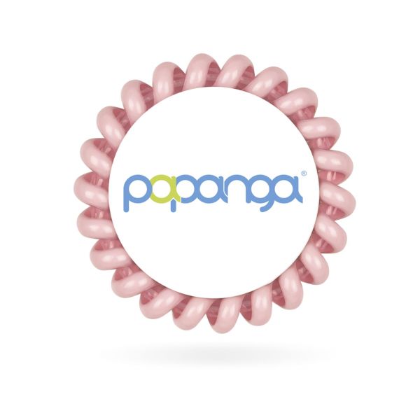 PAPANGA Spiralhaargummi BIG Ø 67 mm - lollipop (rosa)