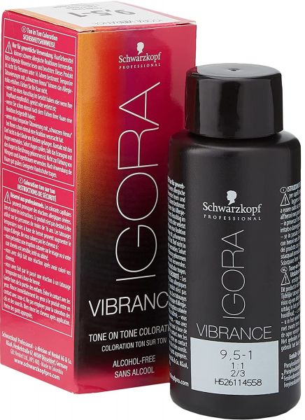 Schwarzkopf Igora Vibrance 9,5-1 Platinblond Cendré 60 ml