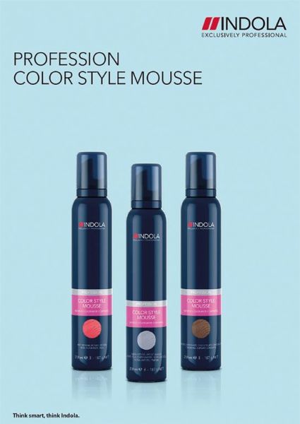 Indola Farbkarte für Color Style Mousse