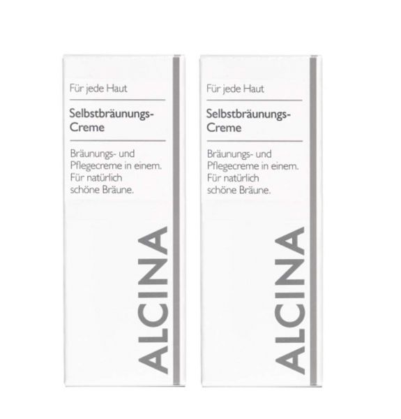 ALCINA Selbstbräunungscreme 2x 50ml 2025