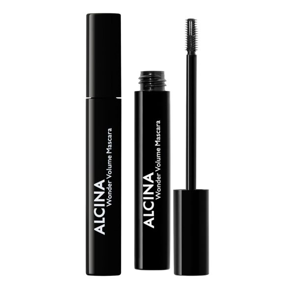 ALCINA Wonder Volume Mascara 010 black 2 x 8ml, 2025 Wimperntusche, Wimperngranzverdichtung