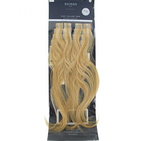 Balmain Easy Volume Tape Extensions HH 40cm 10G Natural Light Blonde-Champagner 20 Stück