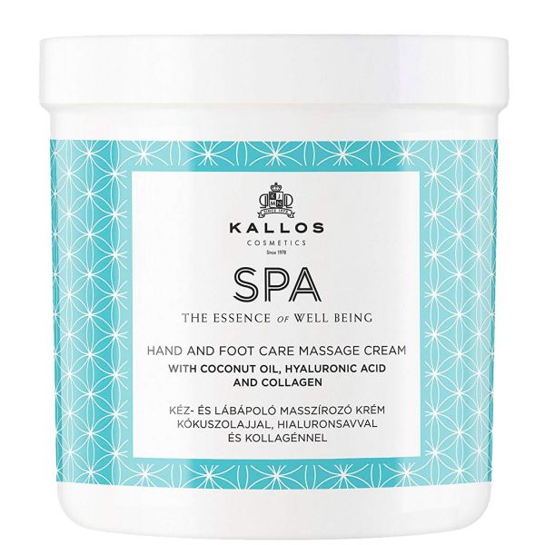 Kallos Cosmetics SPA Hand and Foot Care Massage Cream 500ml