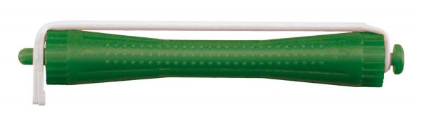 Comair Kaltwellwickler 12er mit Rundgummi 5mm Länge 90mm grün
