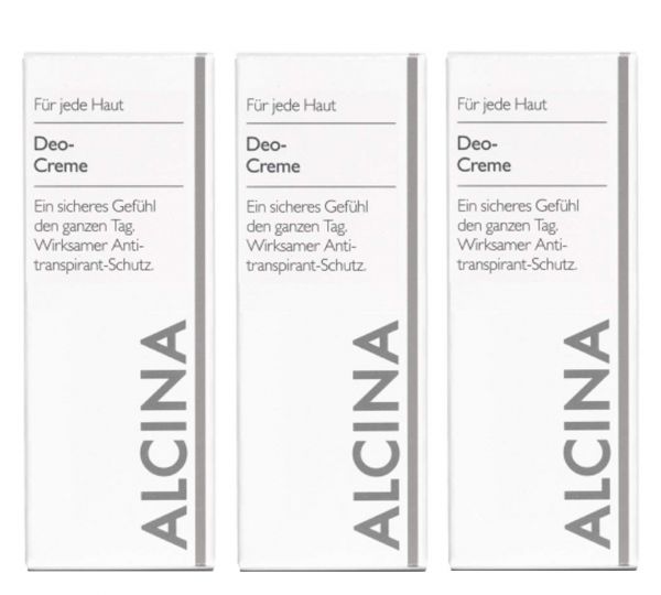 ALCINA B Deo Creme 50ml - 3 Stück 02-26