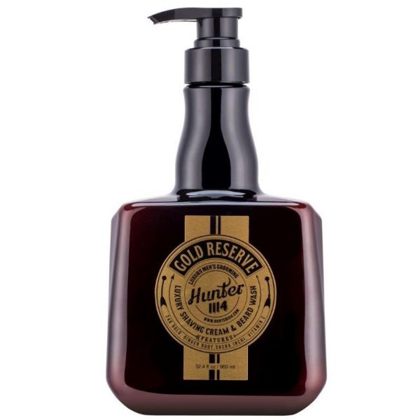 Hunter1114 Gold Reserve Shaving Cream &amp; Beard Wash 960ml