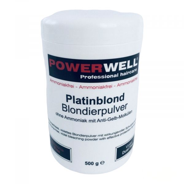 POWERWELL Blondierpulver ohne Ammoniak platinblond 400 g