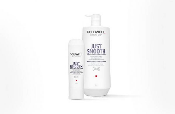 Goldwell Dualsenses Just Smooth Taming Conditioner, 1000ml bändigt widerspenstiges Haar