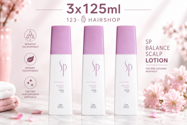 Wella SP Balance Scalp Lotion 3x 125ml NEU 08-26
