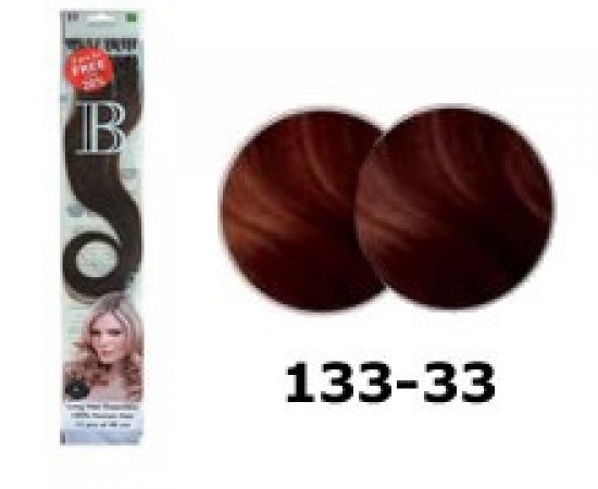 Balmain Fill in Extensions HH 40cm 10 Stück 133-33 Dark Copper Blond/Light Chestnut Brown Natural St