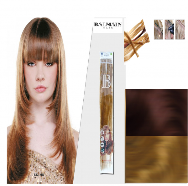 Balmain Fill in Extensions 45cm glatt Nr. 20 mittelperlblond (Lev