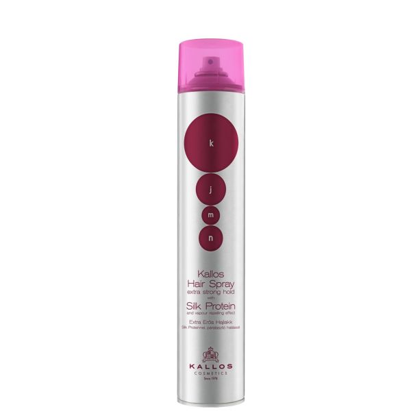 KJMN Extra Strong Hold Hair Spray with vapour repelling effect, 750ml