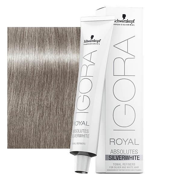 Schwarzkopf IGORA ROYAL Absolutes Silver White Rauch Grau, Tube 60 ml