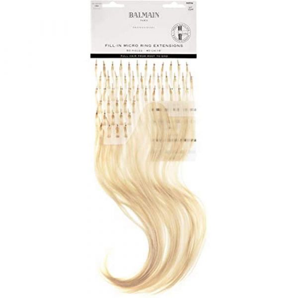 Balmain Fill in Micro Ring Extensions HH Farbe 10A extra helles Aschblond