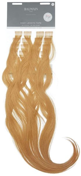 Balmain Tape Extensions Easy Length HH 55cm 9G Very Light Deep Gold Blonde