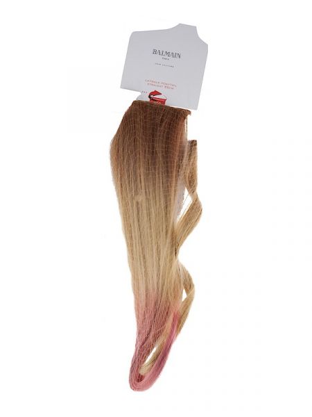 Balmain Catwalk Ponytail MH Amsterdam 9.10ASoft Pink Dip Dye Straight 55 cm