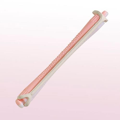 Comair Kaltwellwickler 2-farbig lang 95 mm, 12 St., Ø 7 mm weiß-rosa