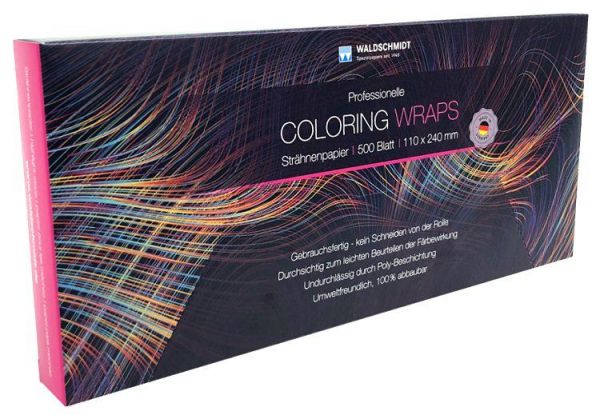 Waldschmidt Coloring Wraps 11 x 24 cm - Strähnenpapier