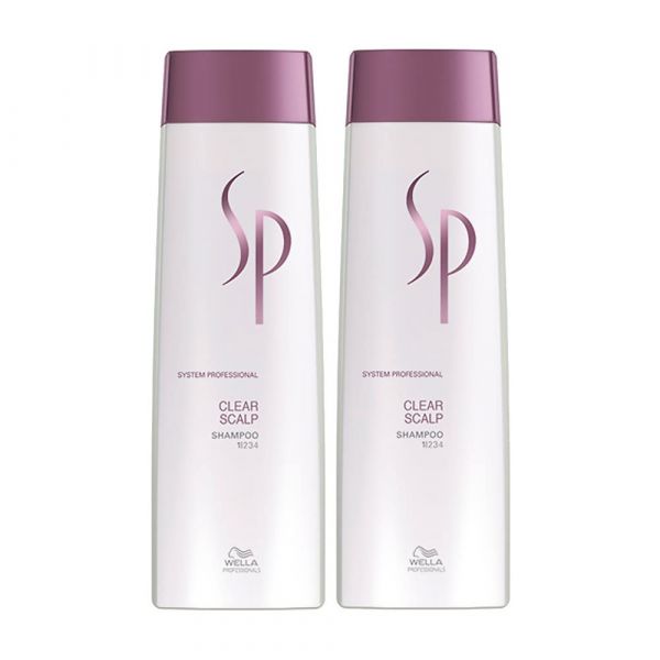 Wella SP Clear Scalp Shampoo 2x 250ml 07-26