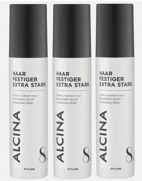 ALCINA Haar Festiger extra stark 3x 125ml 02-26 HA Relaunch