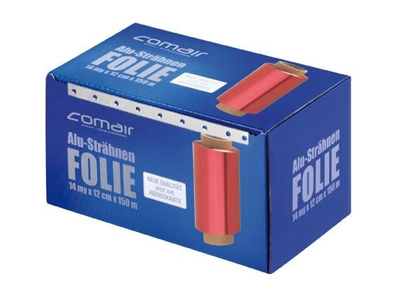 Comair Alufolie 14µ rot 12cm x150m Rolle