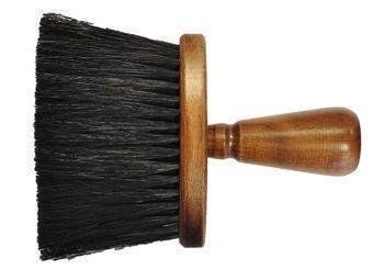Nackenwedel `Traditional`, dunkles Holz Braun & Wettberg