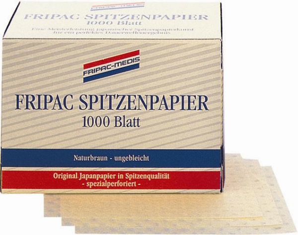 Spitzenpapier 75 x 55mm 1000 Blatt, naturbraun