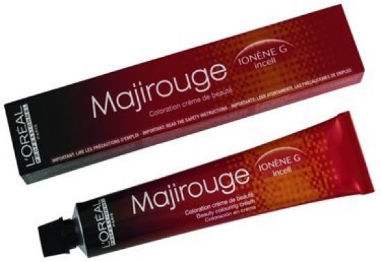 Loreal Majirouge 4,60 Mittelbraun Intensiv Rot, 50 ml