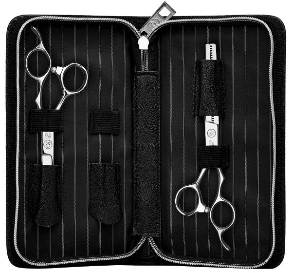 Olivia Garden Silkcut PRO 2er Set Linkshand Schere 5,75 + Effilierschere