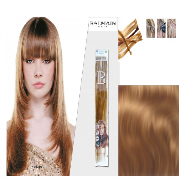 Balmain Fill in Extensions 45cm glatt - 25A lichtblond -Asch Blond 10