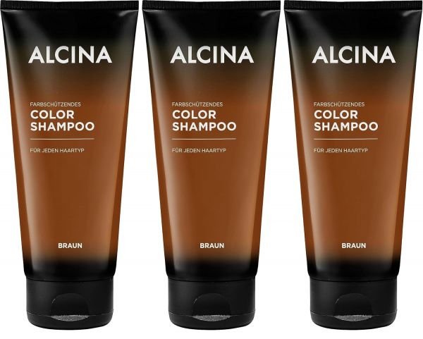 Alcina Color Shampoo Braun 200ml 3x 200ml