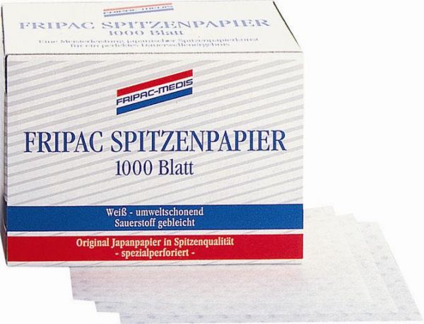 Spitzenpapier 75 x 55mm 1000 Blatt, weiß