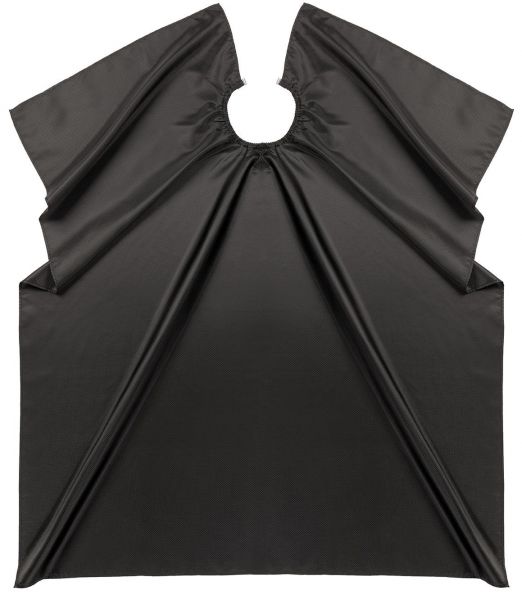 Comair Umhang Dots, schwarz, Hakenverschluss wasserabweisend,120x140cm