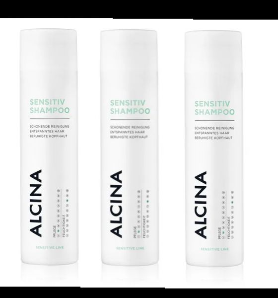 Alcina 3x Sensitiv Shampoo je 250 ml = 750 ml 2025